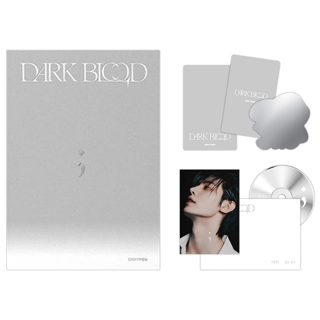 ENHYPEN DARK BLOOD ENGENE / Random Ver. Photobook R + Photocard + Sticker + Postcard + Gift