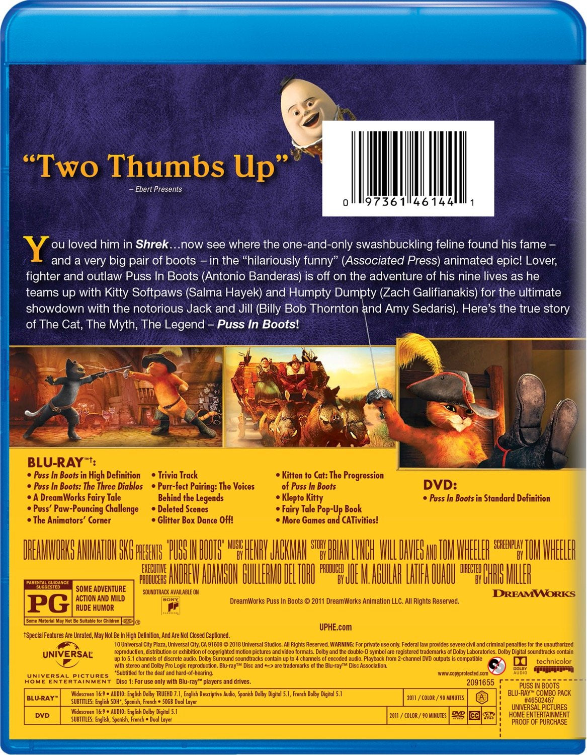 Puss in Boots (Blu-ray + DVD)