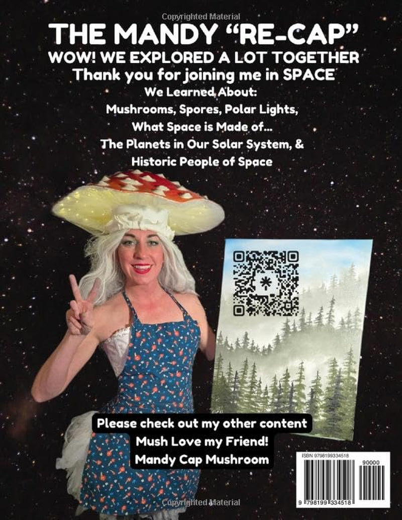 Space: Fun Activity Book with Mandy Cap Mushroom