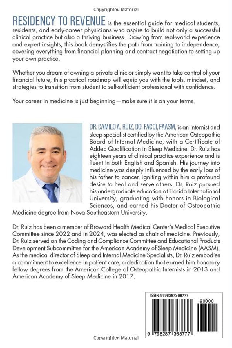 Residency to Revenue: A Roadmap from Student to Independent Medical Practice
