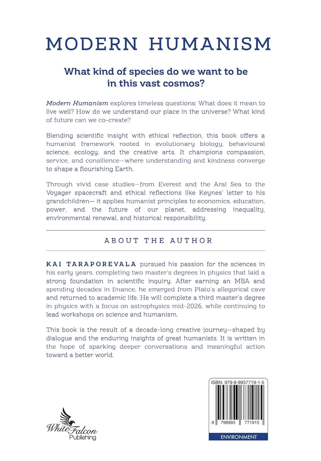 Modern Humanism: Science, Ethics, and the Stewardship of Earth