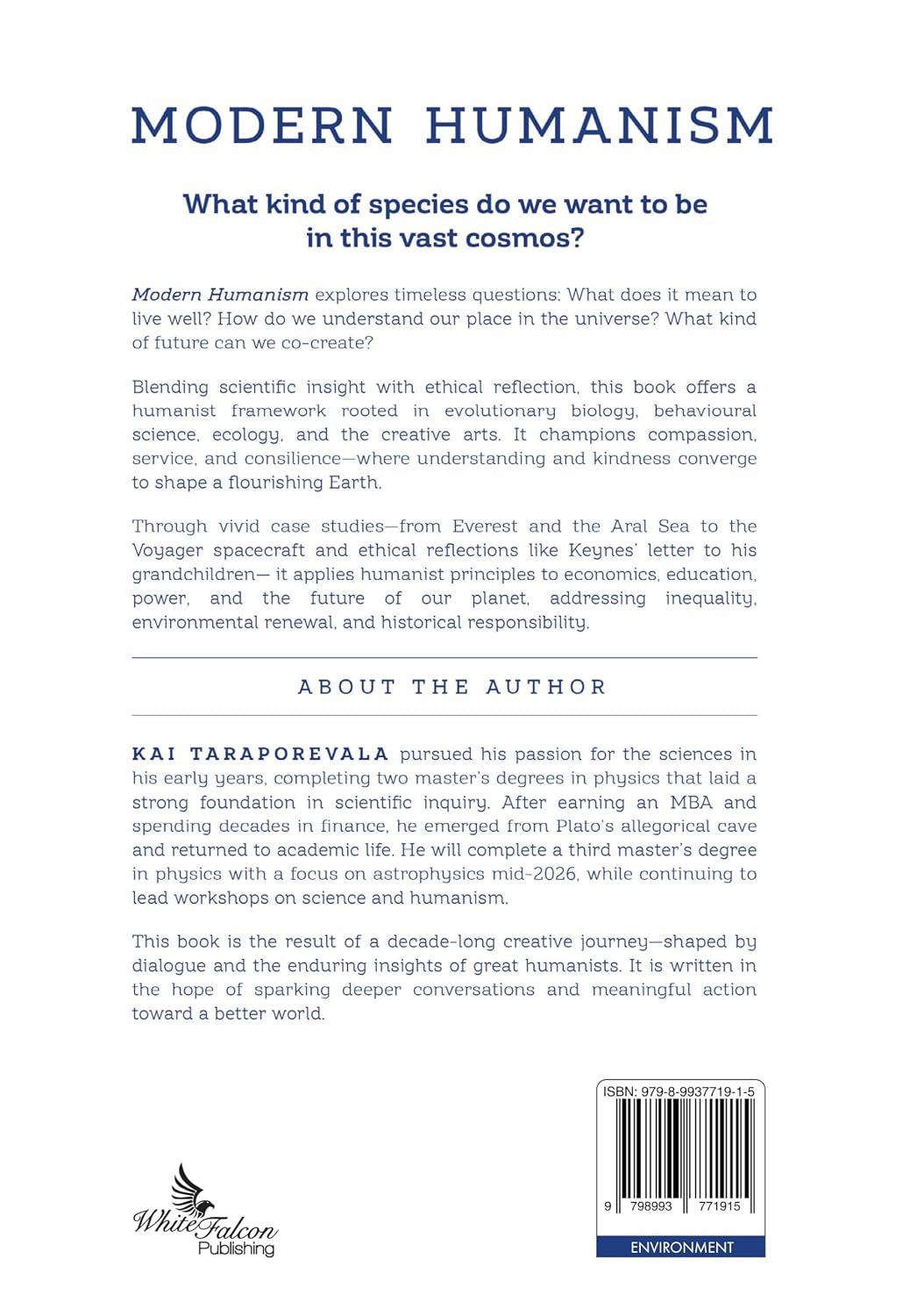 Modern Humanism: Science, Ethics, and the Stewardship of Earth