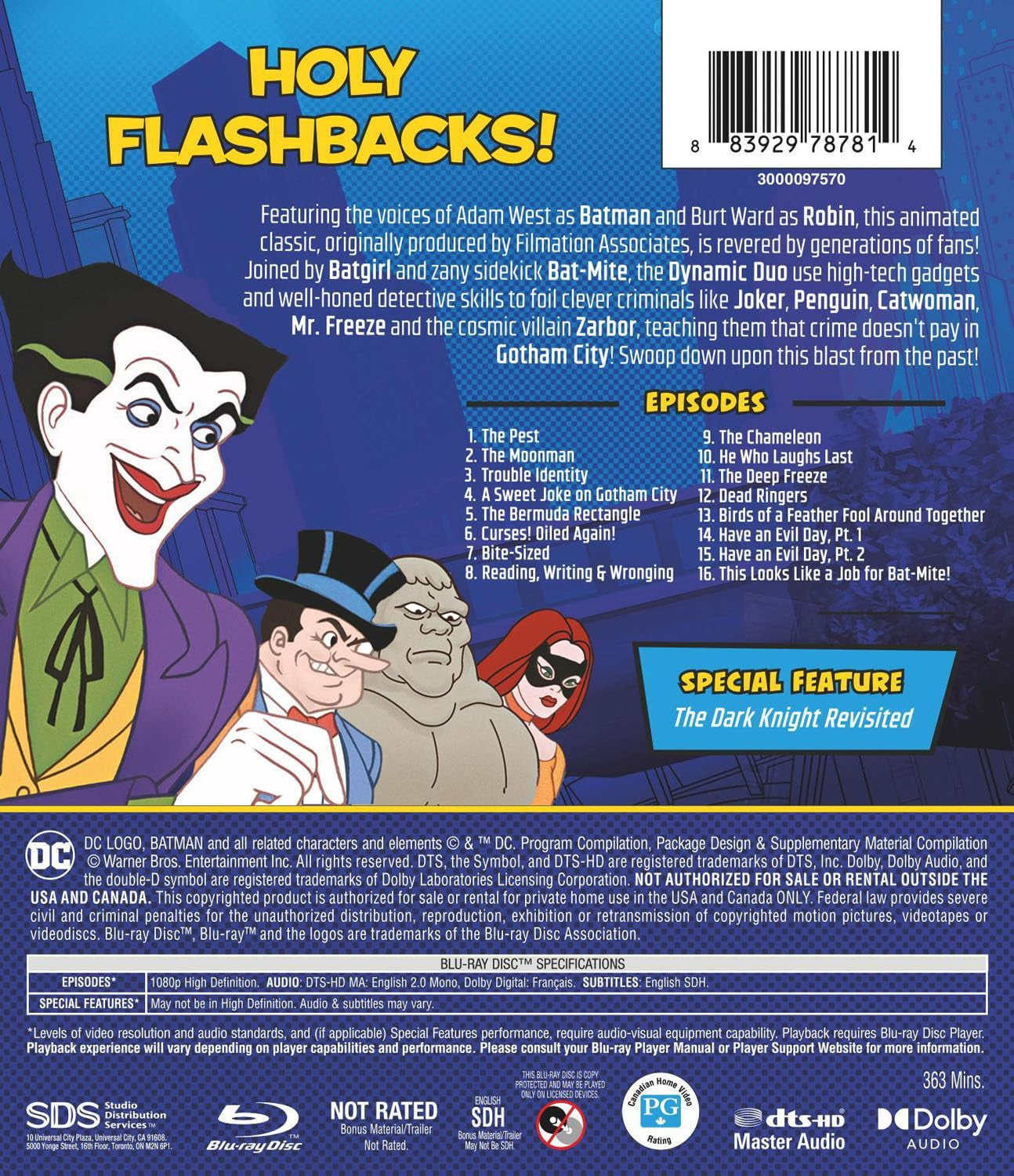 New Adventures of Batman, The: The Complete Collection (BD)