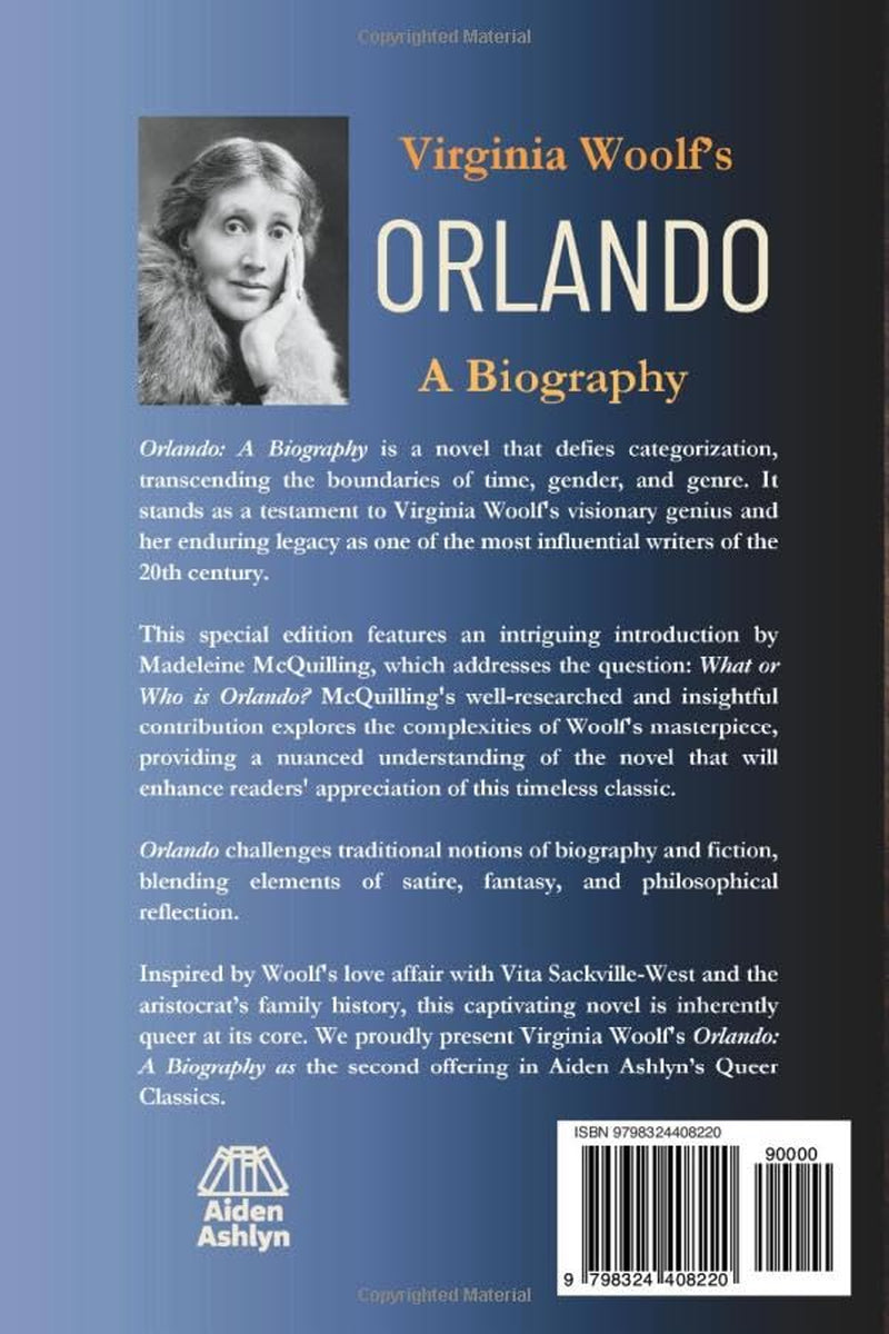 Orlando: A Biography (with Introduction by M.McQuilling)