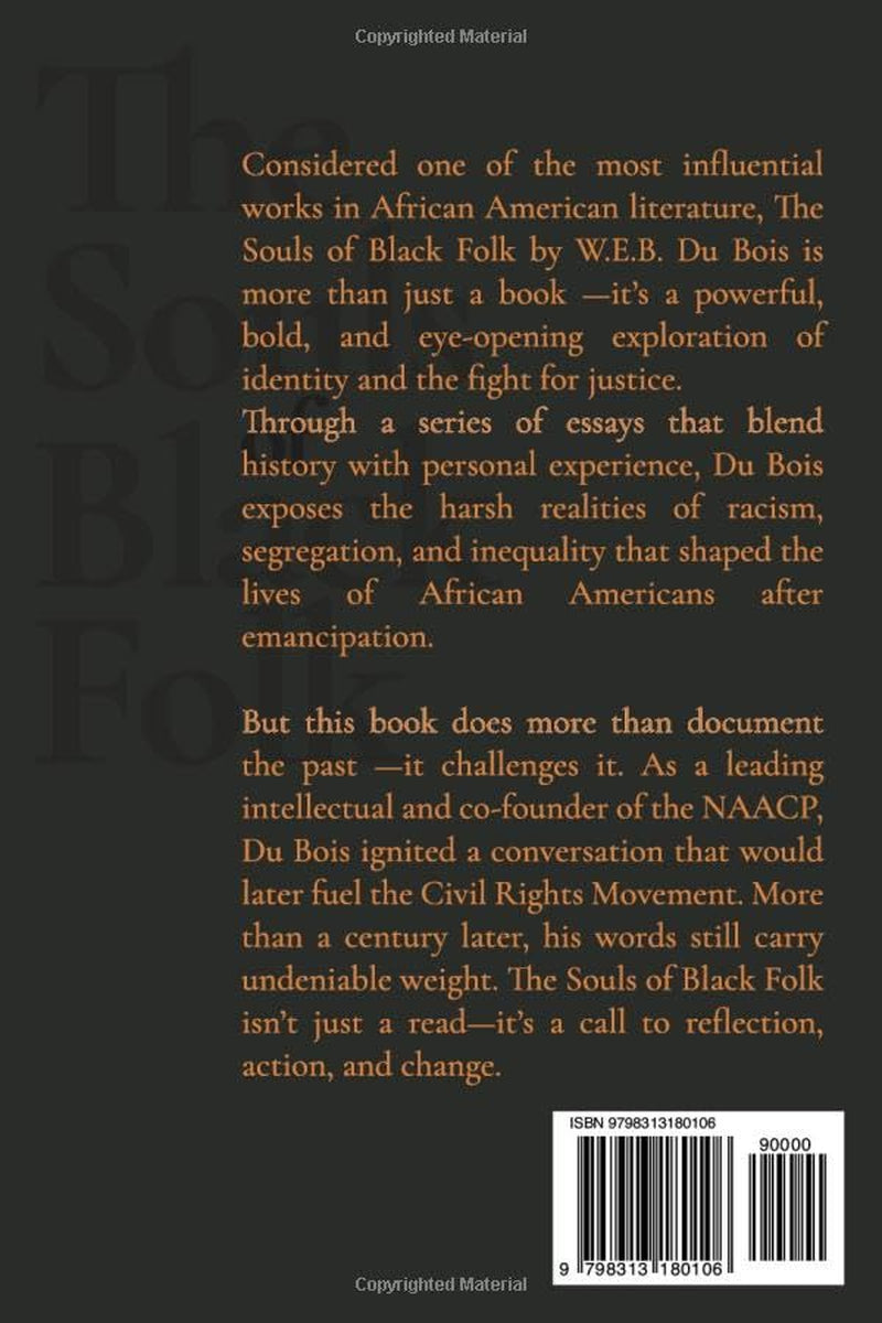 The Souls of Black Folk: (Black History Classics) by W.E.B. Du Bois