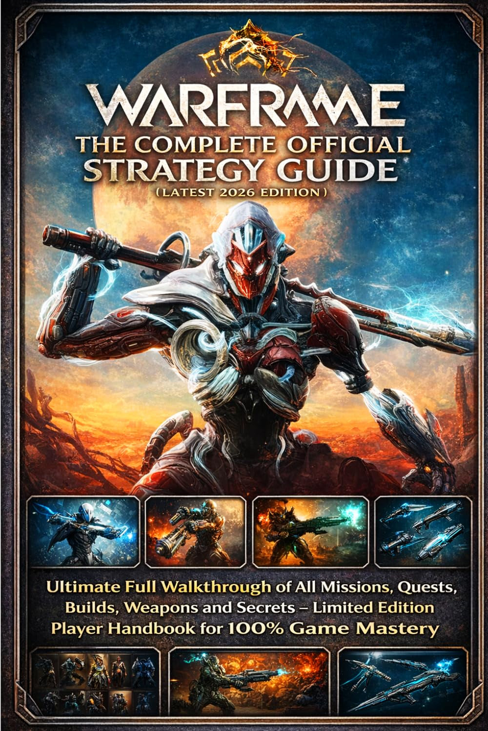 WARFRAME: THE COMPLETE OFFICIAL STRATEGY GUIDE (Latest 2026 edition): Ultimate Full Walkthrough of All Missions, Quests, Builds, Weapons and Secrets – Limited Edition Player Handbook for 100% Game Mastery