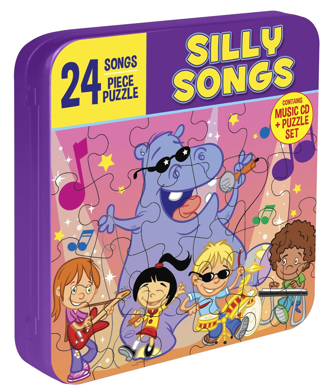 SILLY SONGS Includes 24 Piece Puzzle in Collector's box