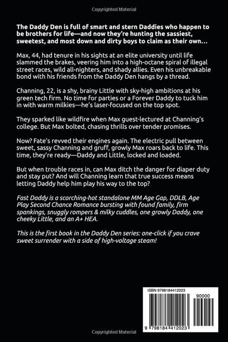 Fast Daddy: An MM Age Play Opposites Attract Romance (The Daddy Den)