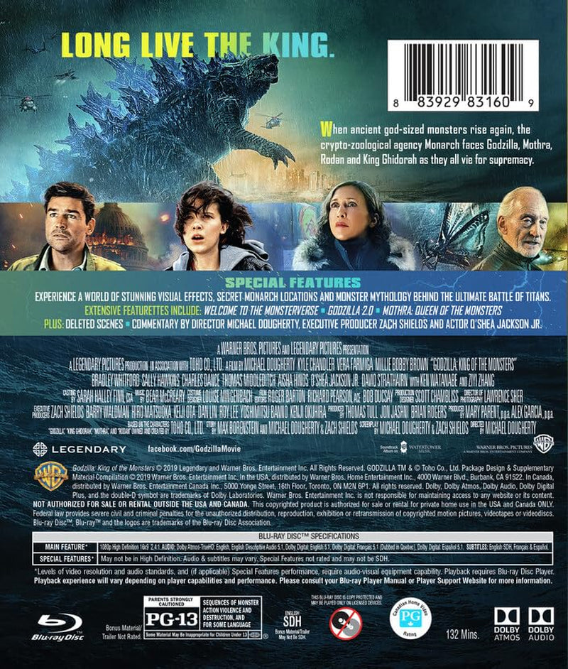 Godzilla: King of the Monsters [Blu-ray]