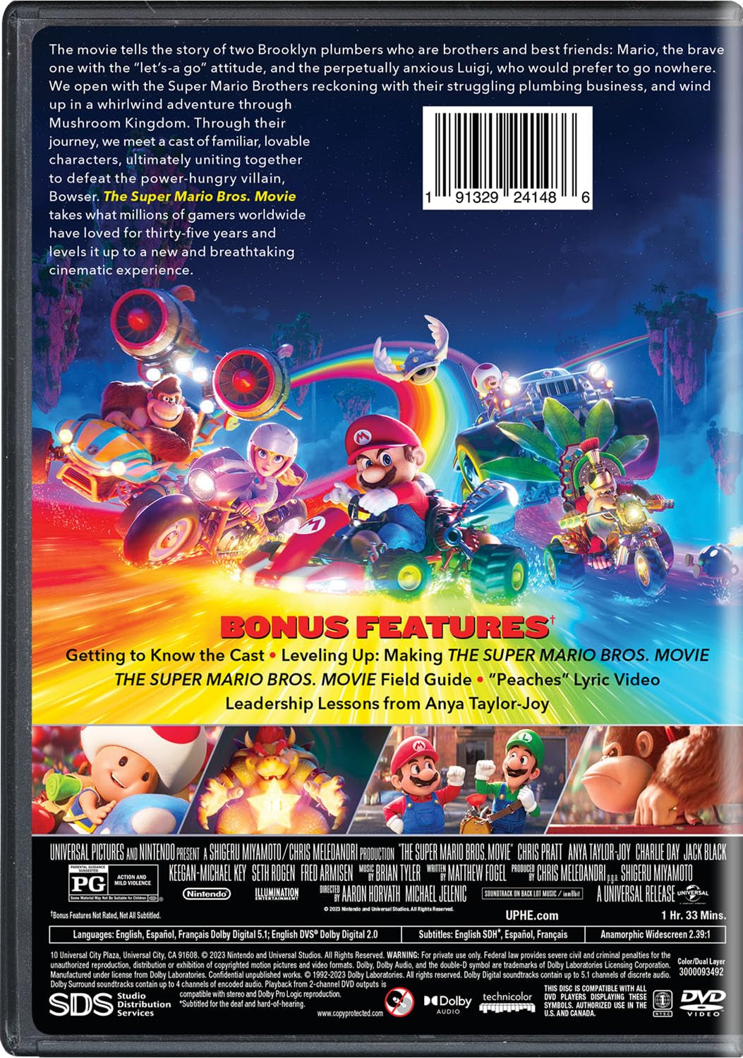 The Super Mario Bros. Movie - Power Up Edition [DVD]