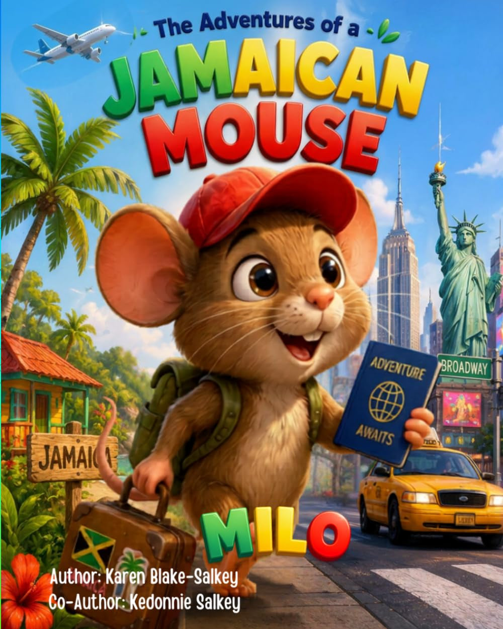 The Adventures of a Jamaican Mouse: Milo Visits New York: A Fun Children's Travel Adventure with Fun Facts, Word Searches, Mazes & Activities for Ages 5–10