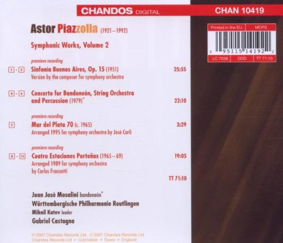 Orchestral Works 2