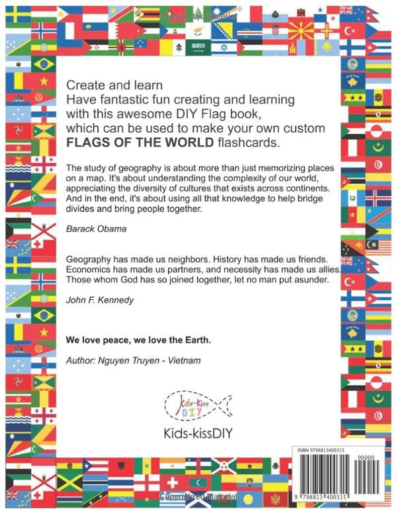 ALL COUNTRIES, CAPITALS, LOCATED AND FLAGS OF THE WORLD: DO IT YOURSELF FLASH CARDS