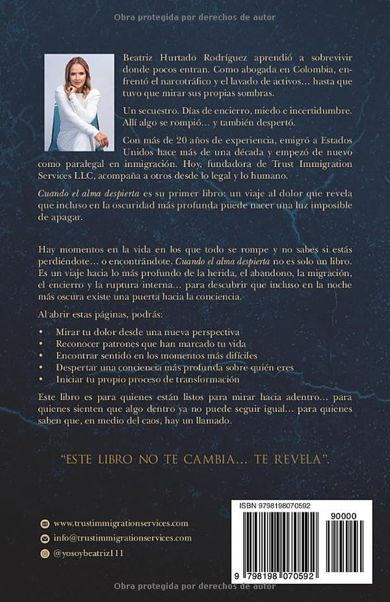 Cuando el alma despierta: Reflexiones del descenso que transformó mi vida y mi conciencia (Spanish Edition)