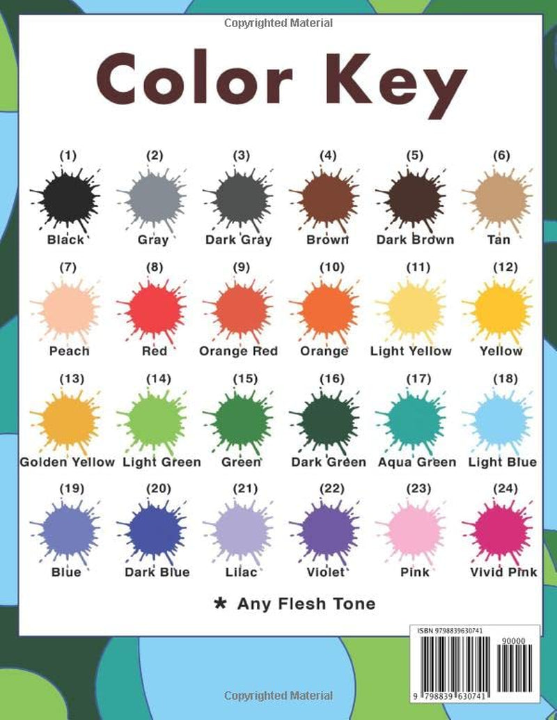 Fantasy Animals Color By Number for Adults BLACK BACKGROUND: Cute Beautiful Mythical Creatures Coloring Book