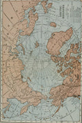 Arctic Region Map Journal: Vintage 1921 Map of Arctic Region Notebook (6"x9" Blank Lined Journal, 200 pages)