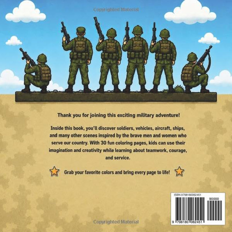 Military Coloring Book