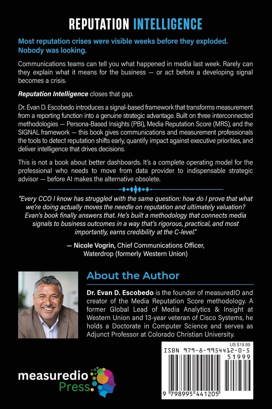 Reputation Intelligence: A Communications Leader's Guide: From Data Provider to Strategic Advisor