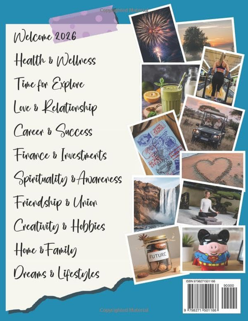 2026 Vision Board Clip Art Book: 800 Inspirational Images to Create Your Dream and Manifest the Perfect Life. Powerful Words, Quotes and Affirmations, for Women and Men