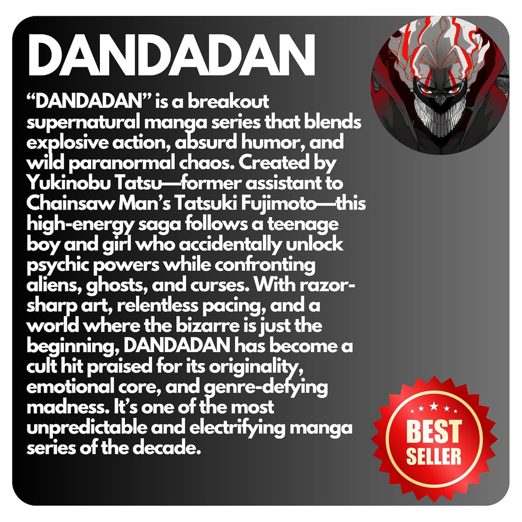 DANDADAN Volumes 1-13 Ultimate Book Collection Manga Set by Yukinobu Tatsu | Ultimate Manga Bundle | English Language Edition | Collector’s Pack