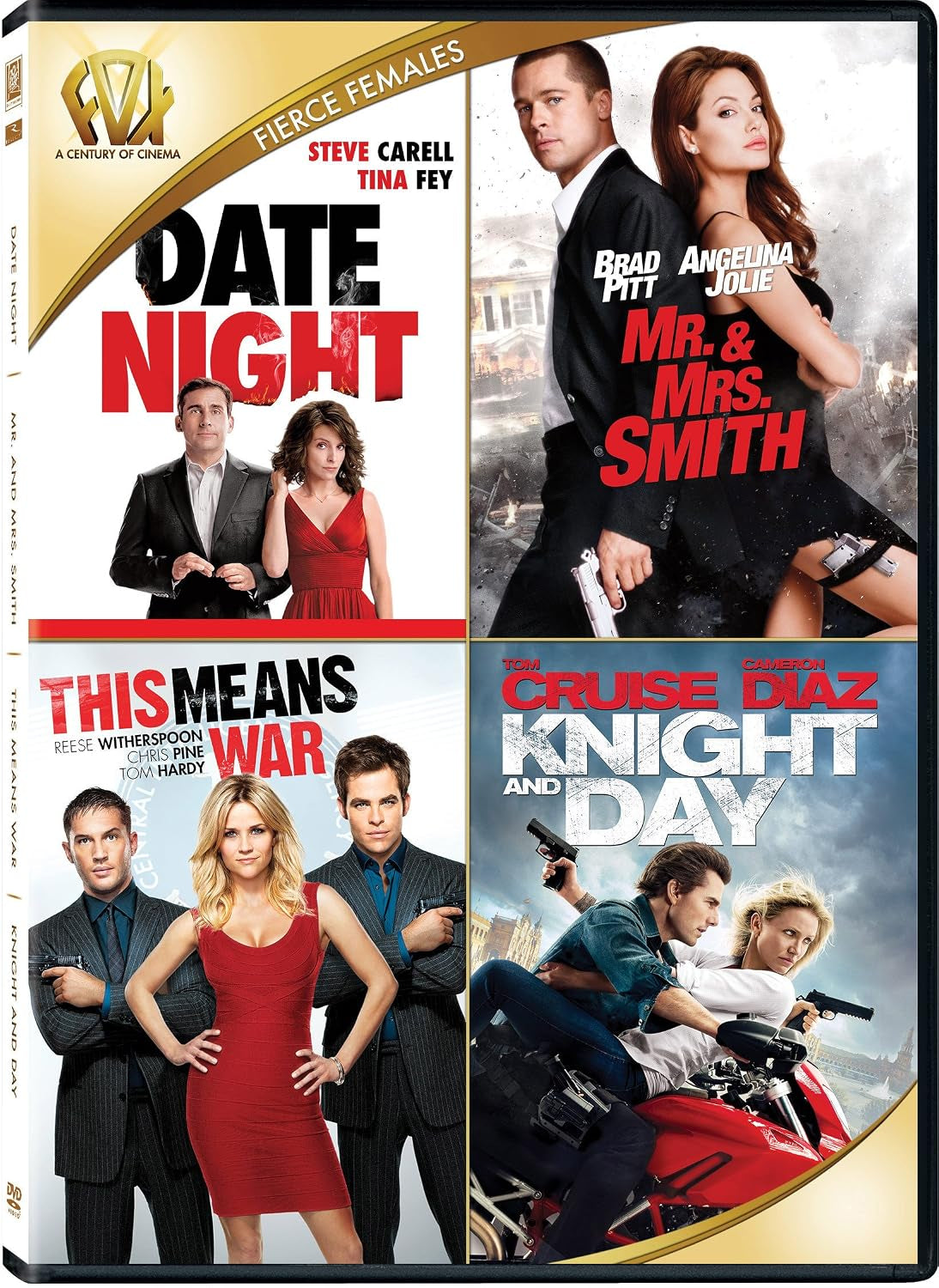 Date Night/Mr. And Mrs. Smith/This Means War/Day And Knight