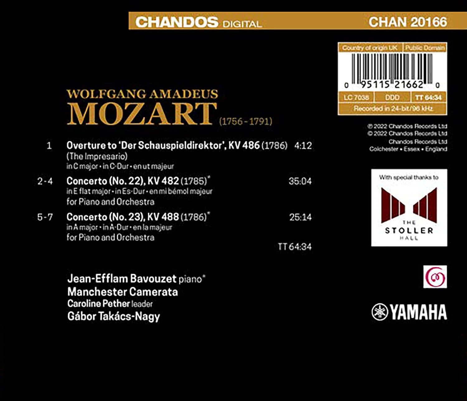 Piano Concerto 22 K482