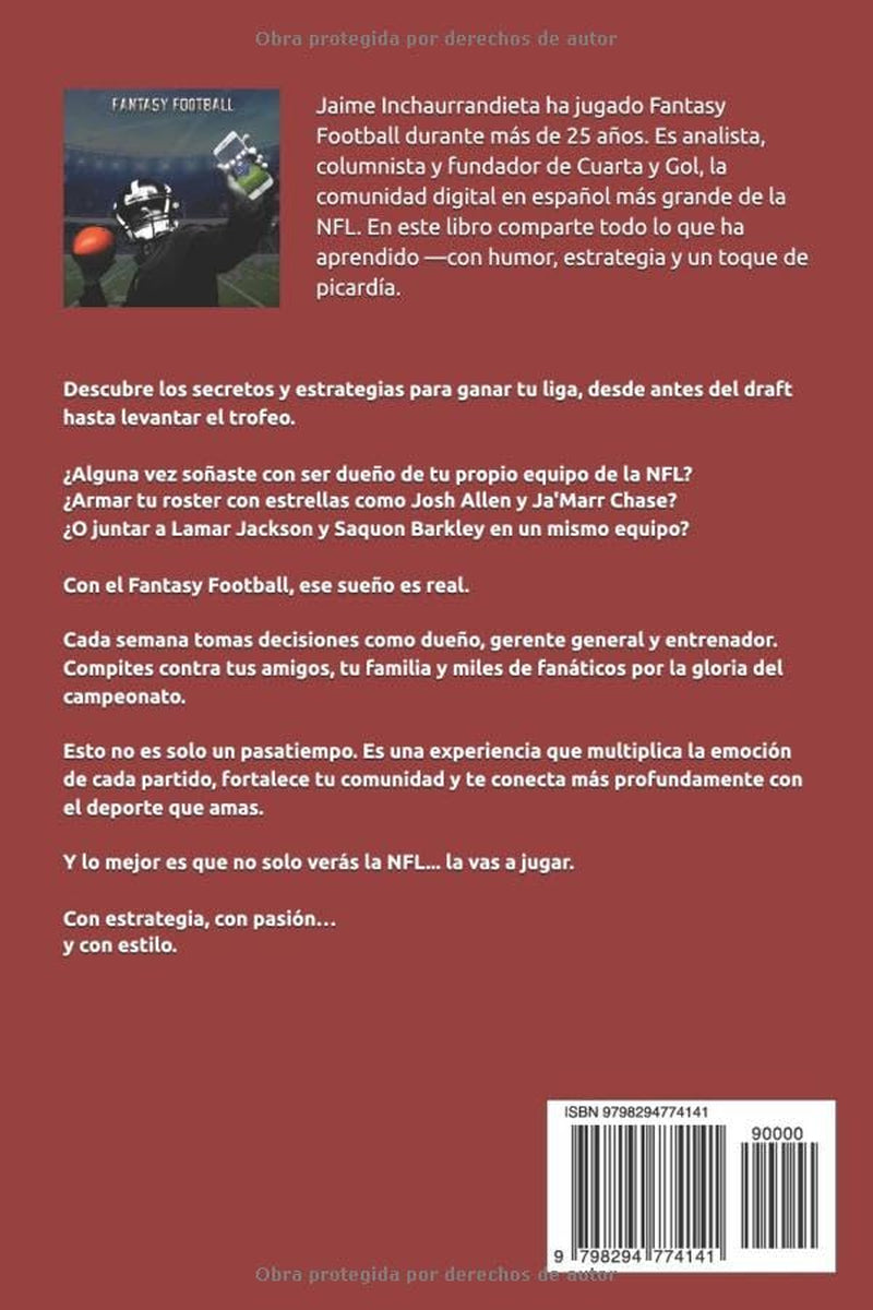 Domina el Fantasy Football: El primer manual en español (Spanish Edition)