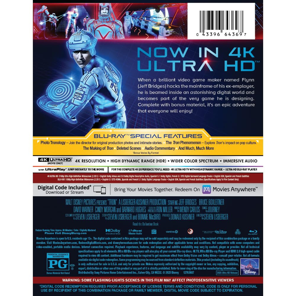 Tron - 4K + Blu-ray + Digital