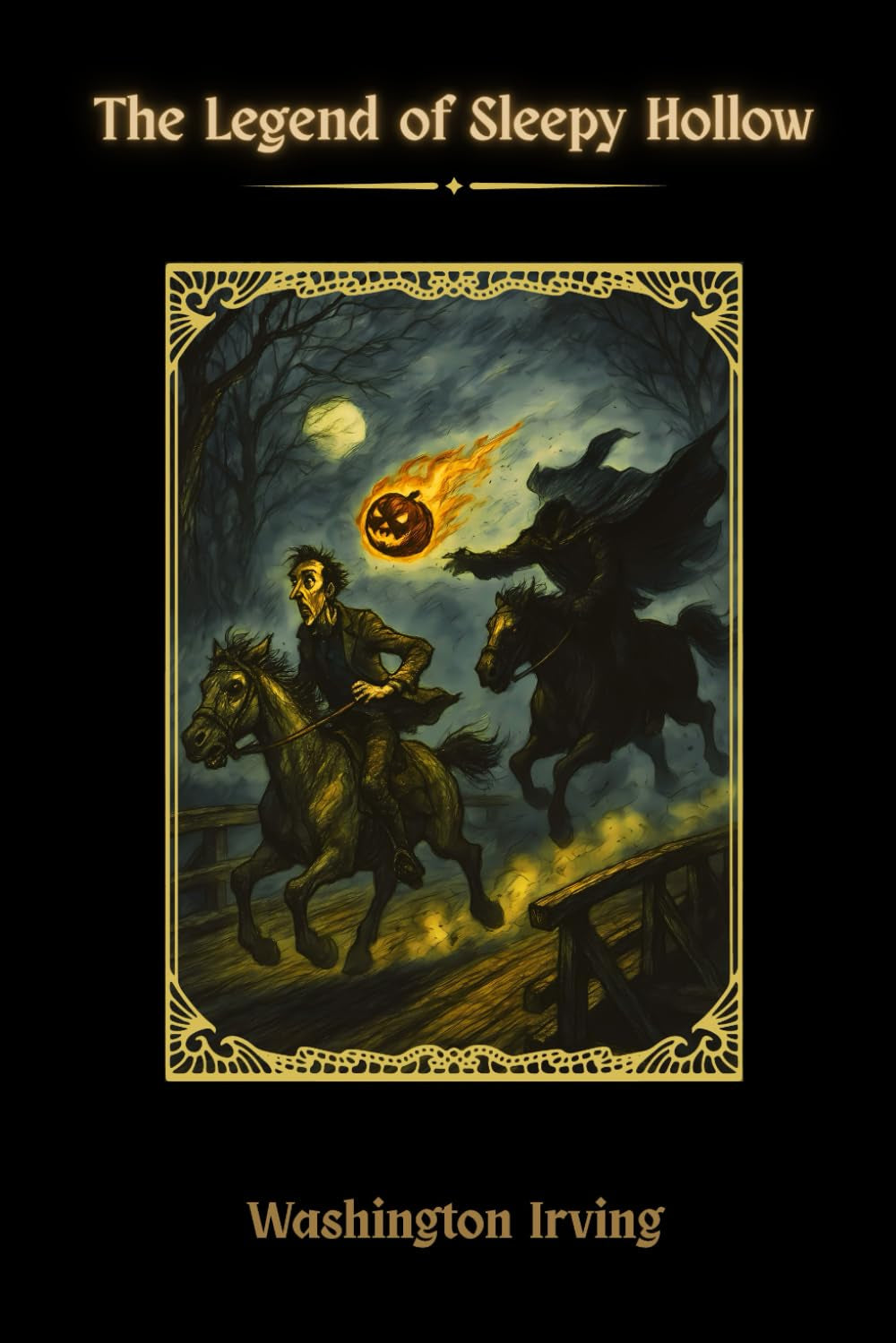 The Legend of Sleepy Hollow Illustrated: Complete With Audiobook - An Illustrated Classic with QR Code Access for Students, Classrooms, and Halloween Reading