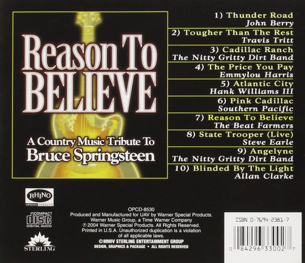 Reason to Believe: Country Music Tribute to Bruce Springsteen