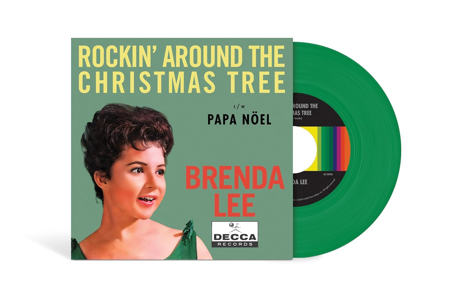 Rockin' Around The Christmas Tree Translucent Emerald " Single