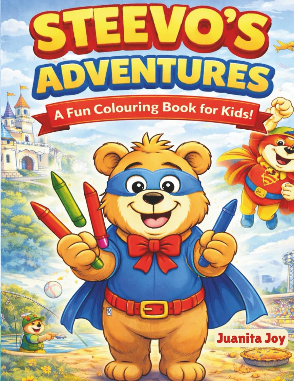 Steevo’s Adventures: A Fun Colouring Book for Kids