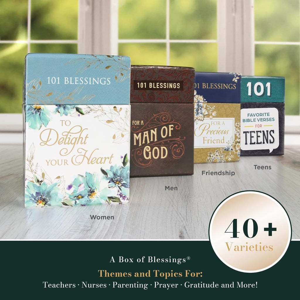 Moments with God for Moms - 101 Blessings, Inspirational Scripture Cards to Keep or Share