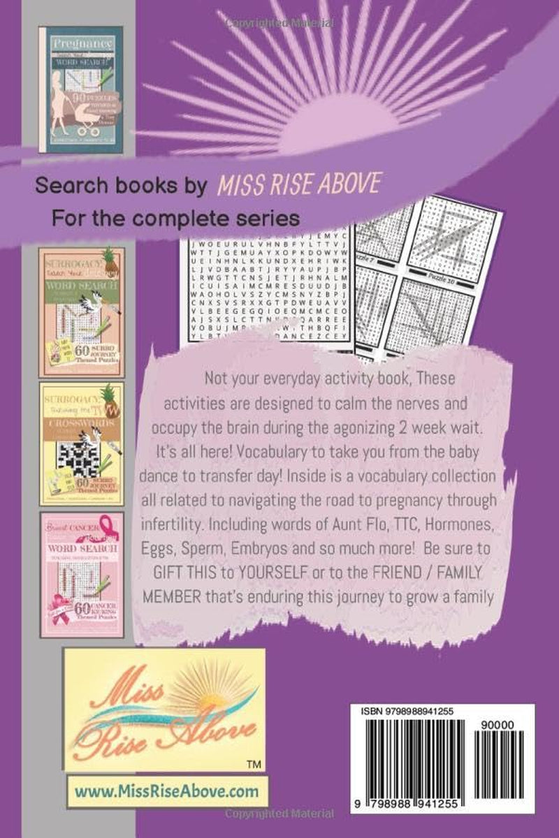 INFERTILITY; Search Your Journey Word Search: For Adults Trying to Conceive