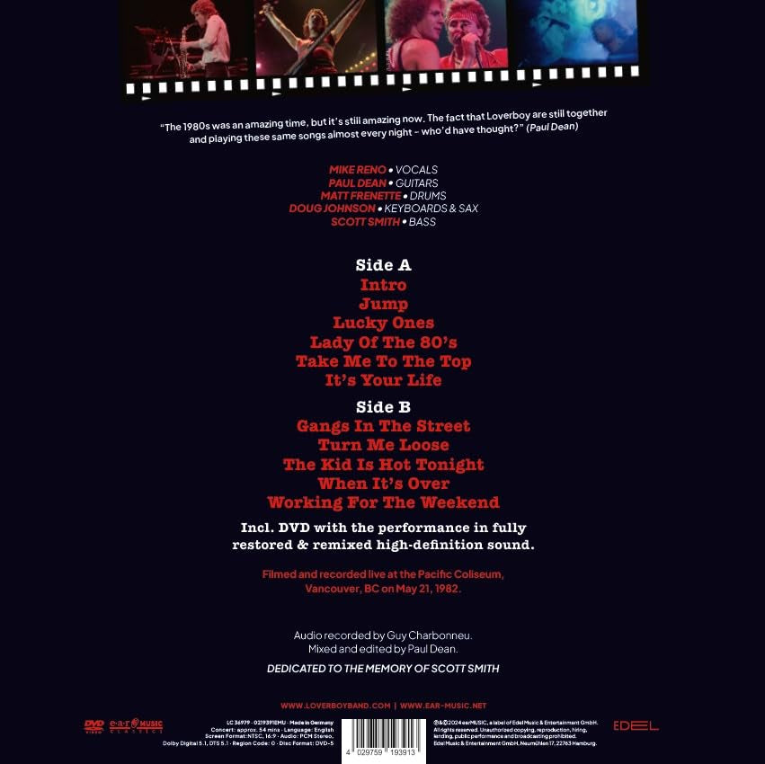 LIVE IN '82 (LTD.LP/180G/GTF/+DVD)