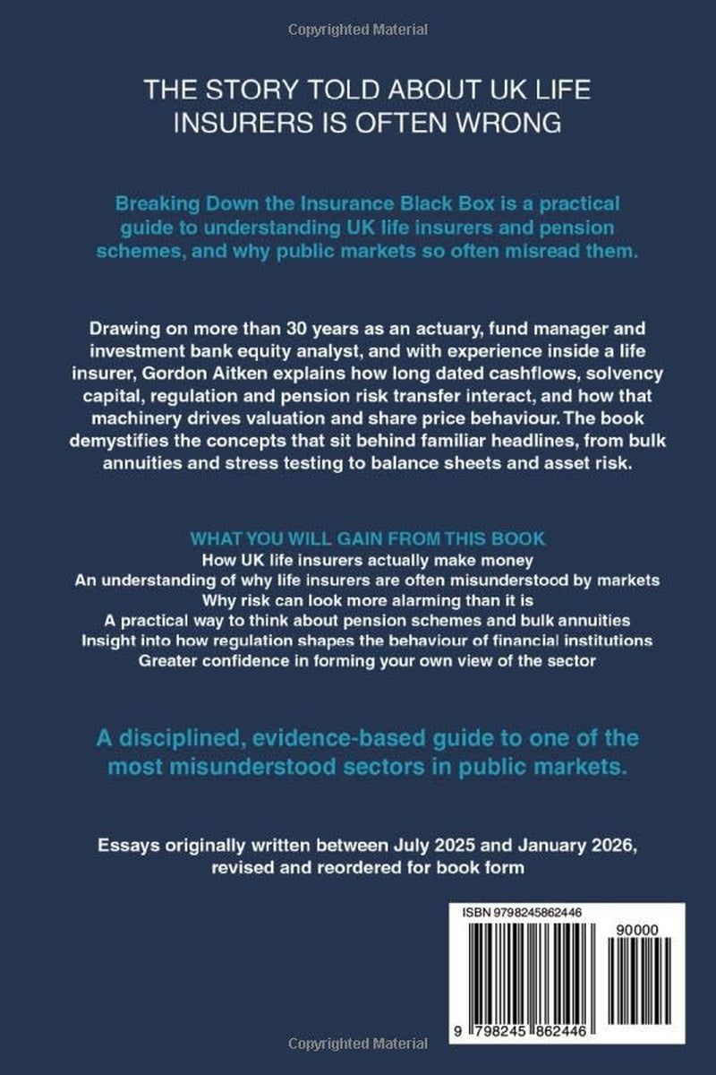 Breaking Down the Insurance Black Box: Clear, data-driven insights on UK life insurers and pensions