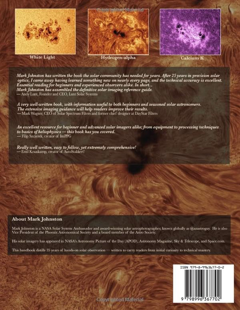 The Solar Observer's Handbook: Observing · Imaging · Understanding the Sun