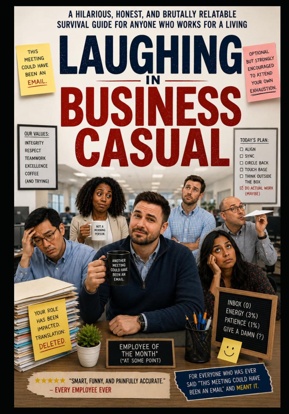 Laughing in Business Casual