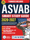 ASVAB Smart Study Guide: The FastPrep Protocol to Master the Exam, Score in the Top 10%, and Qualify for Elite Jobs. Boost Confidence and Save Time With 24/7 AI Tutor and Full-Length Practice Tests