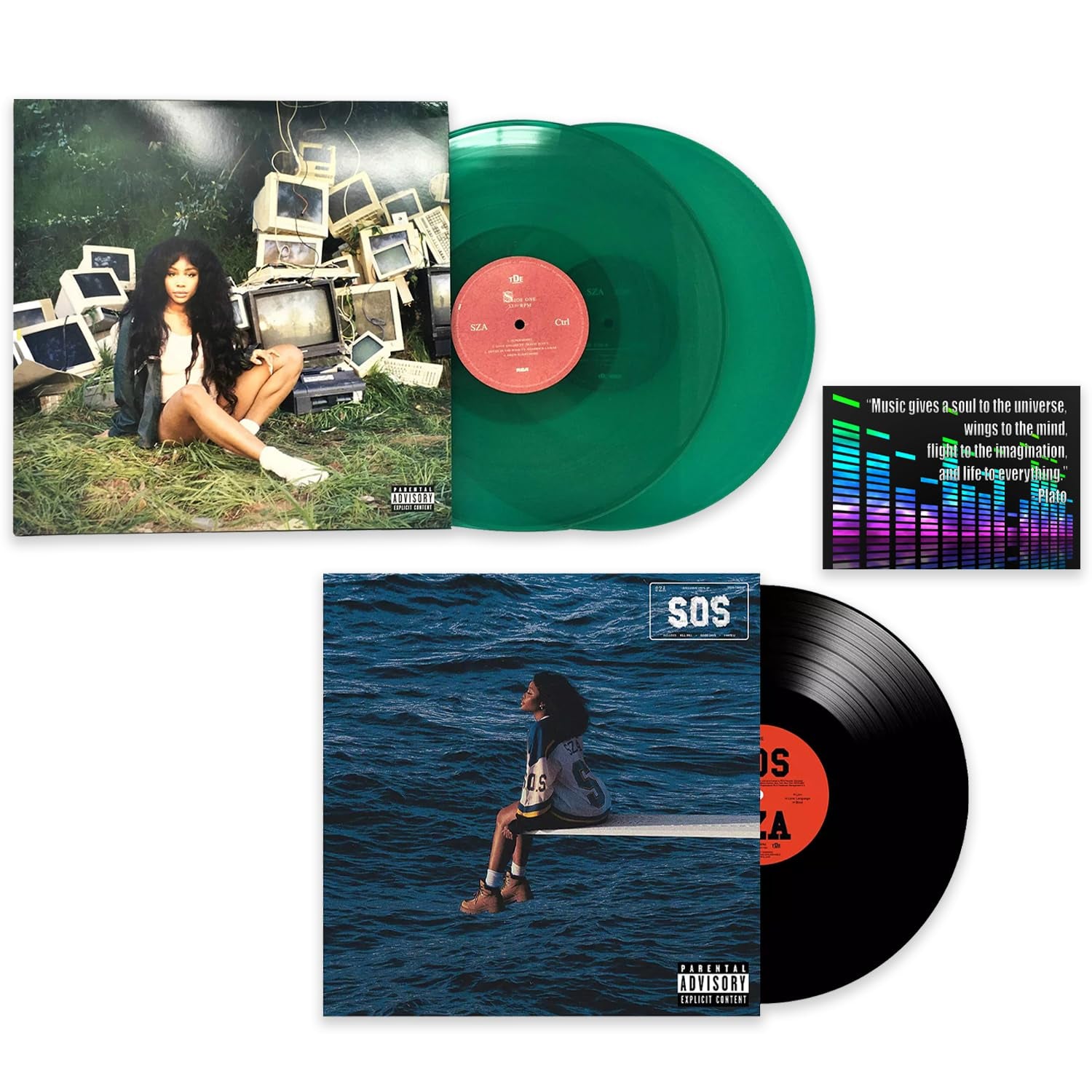 SZA Complete Discography: "CTRL" Exclusive Green / "SOS" / + Including Bonus Art Card