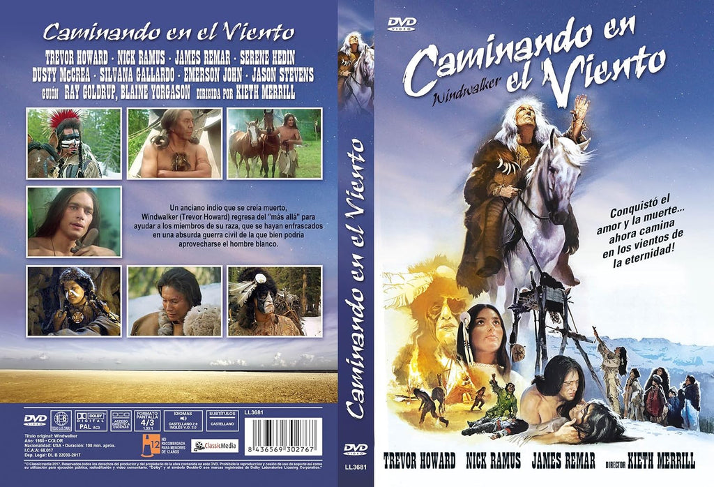 Windwalker (1980) ( Wind walker ) [ NON-USA FORMAT, PAL, Reg.0 Import - Spain ]