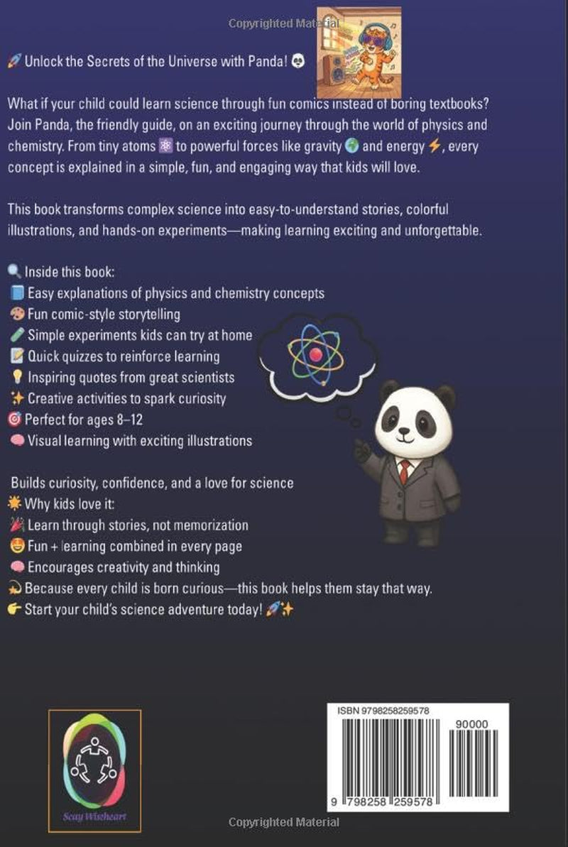 Super Fun Physics and Chemistry Comic Book for Kids 8-12 years: An Interactive STEM Science Guide with Comics, Easy to Digest Concepts, Real-Life Experiments, and Simple Explanations for Curious Boys
