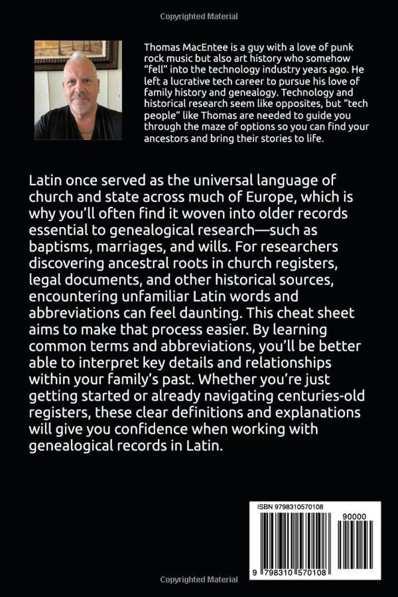 Crack the Latin Code: A Quick-Reference Guide for Family Historians