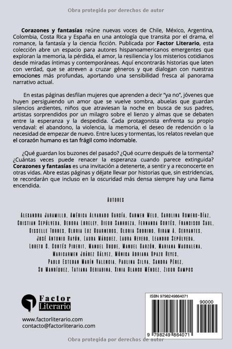 Corazones y fantasías: Relatos de nuevos talentos hispanoamericanos (Spanish Edition)