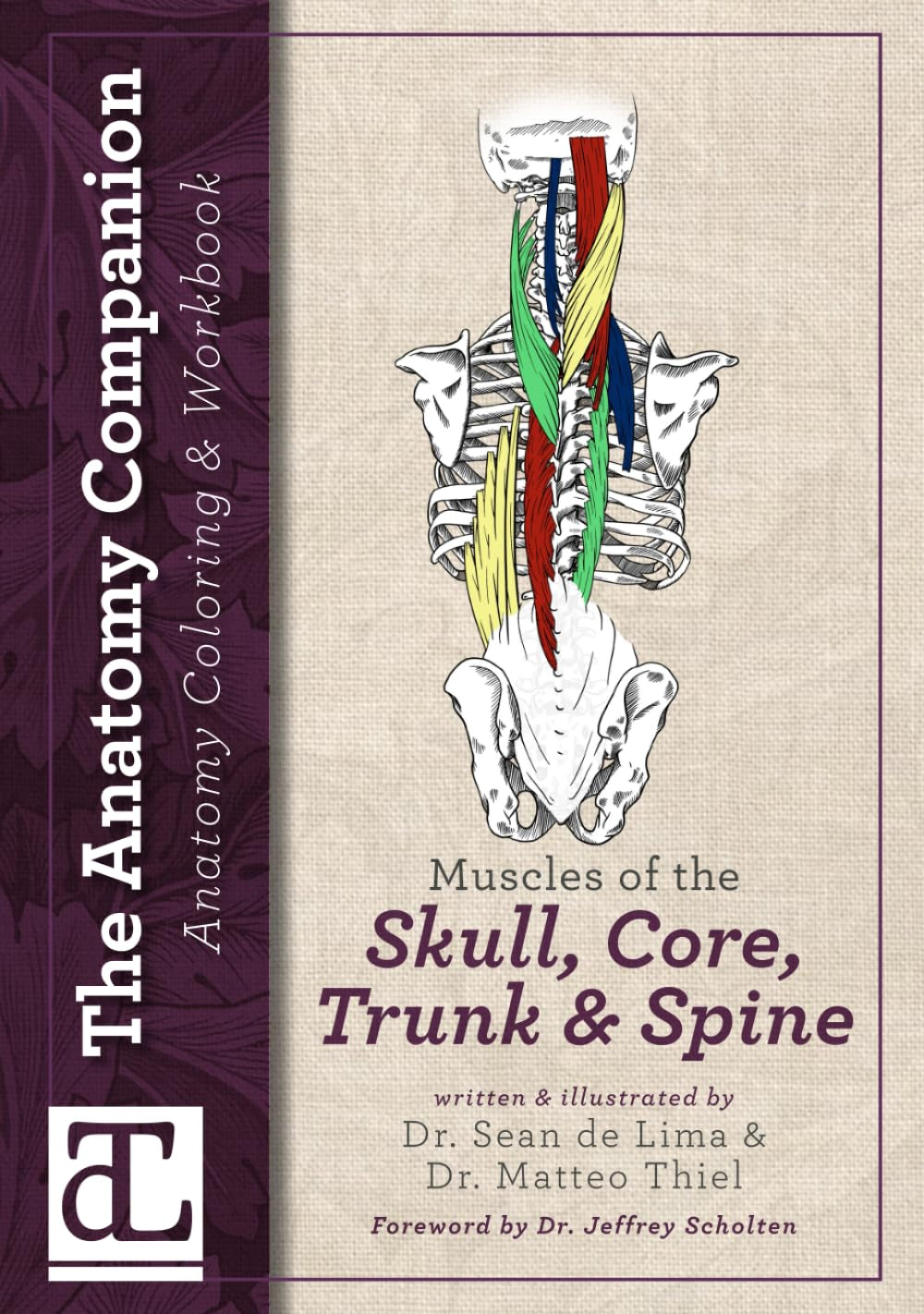 The Anatomy Companion Coloring & Workbook: Muscles of the Skull, Core, Trunk & Spine