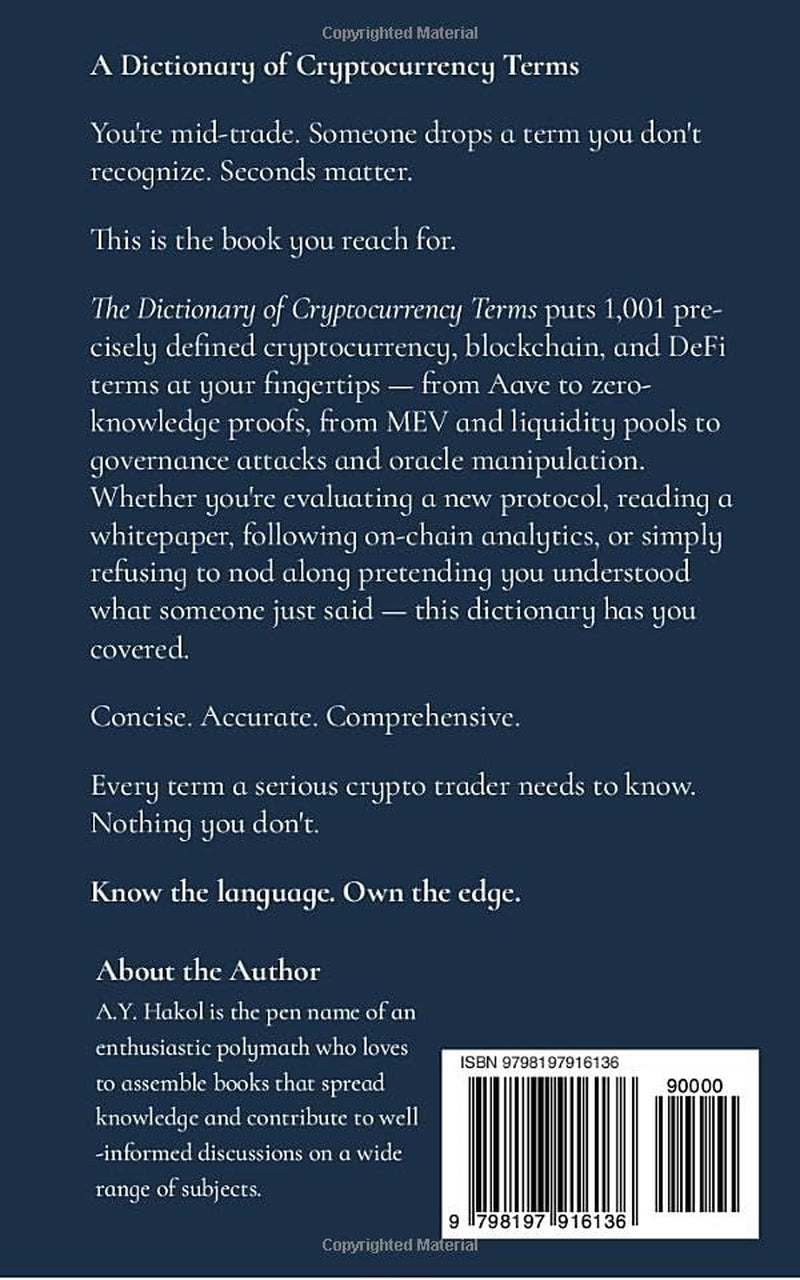 The Crypto Dictionary