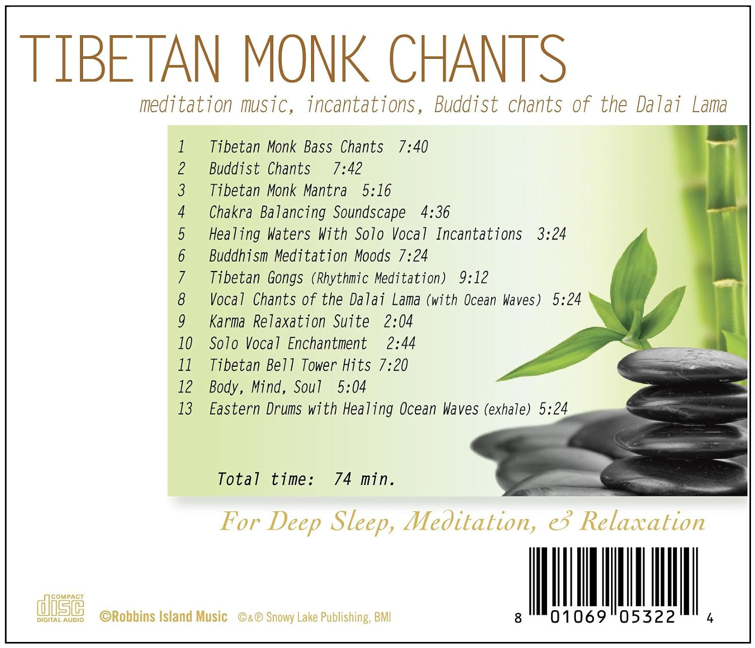 Tibetan Monk Chants: Meditation Music, Incantations, Buddist Chants of the Dalai Lama Deep Sleep, Yoga, Quiet Time Prayer, and Relaxation