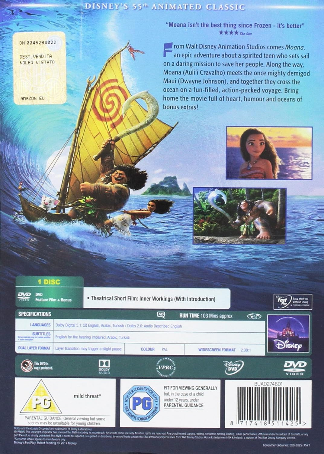 Moana DVD