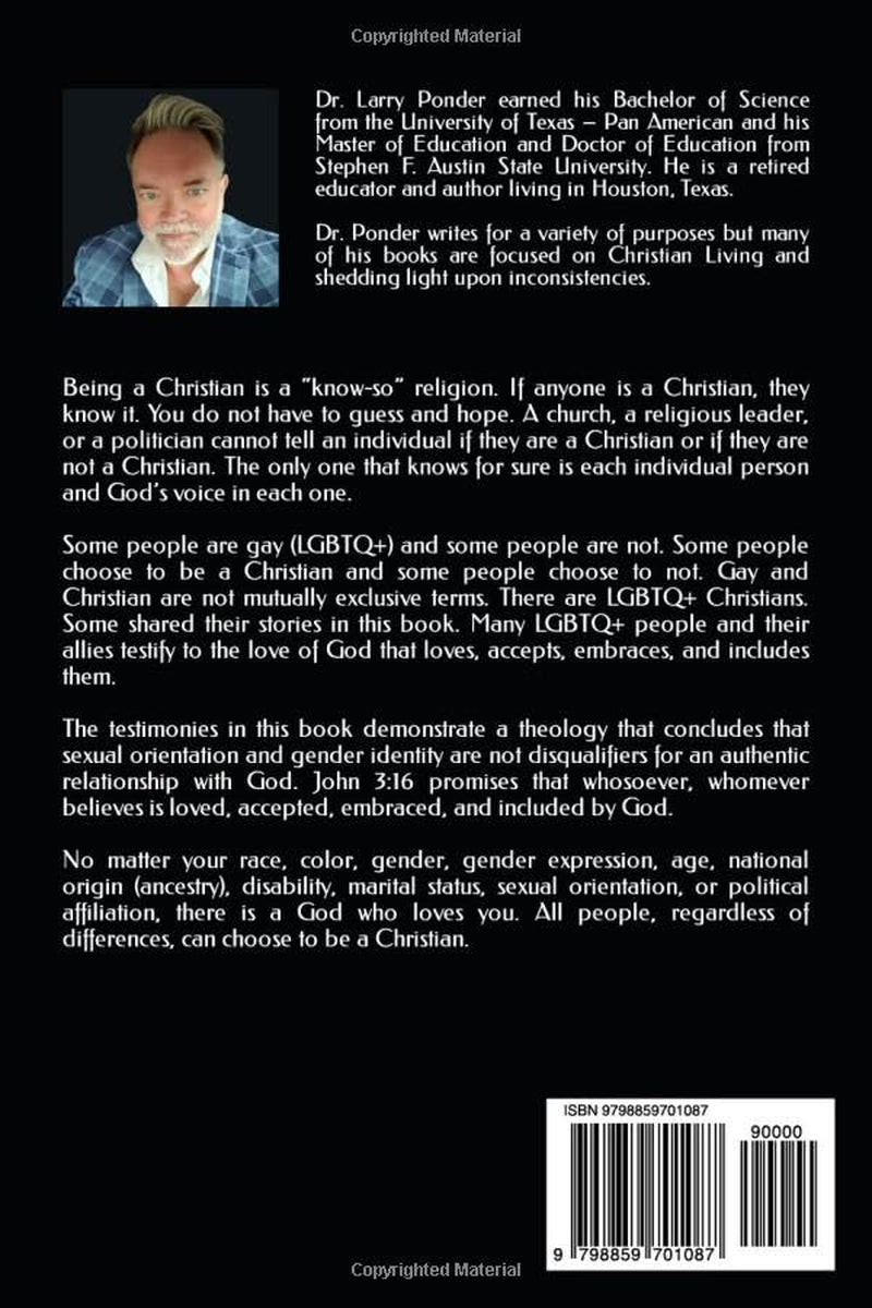 LGBTQ by Birth Christian by Choice: Our Stories Connect Us