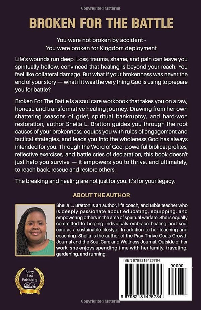 Broken For The Battle: A Soul Care Workbook